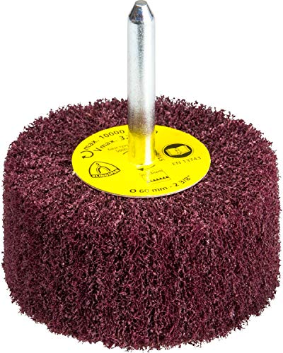 Klingpsor 258922 NFS 600 - Pennarelli in tessuto non tessuto, con fusto per affilatura finale, 60 x 30 x 6, misura media, 10 pezzi, colore: Marrone
