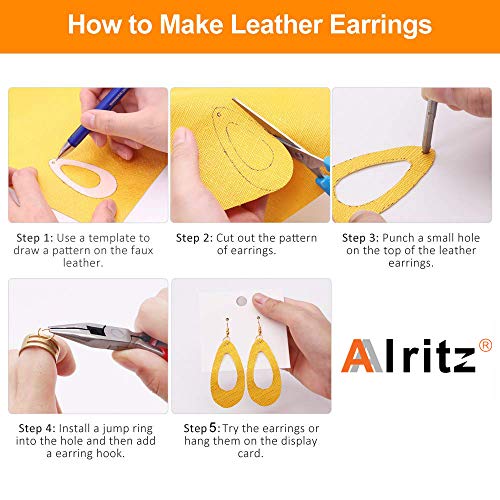 5 Alritz+Leather+Earring+Templates+Earrings