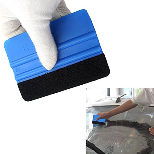 YOUNGFLY 2pcs Felt Endge Wrap Scraper Squeegee For Car Auto Vehicle Window Film