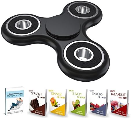 Fidget Spinner Hand Figit Toy - Anti Anxiety High Speed Fidgit Finger Spinners, Stress Reducer, Ultra Durable with Ceramic Bearings