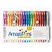 AmazaPens Pens - Glitter Gel 20 Pack Super Glitter Colored Pen Sets | Best for Adding Sparkle to Your Adult Coloring Books and Art Projects.