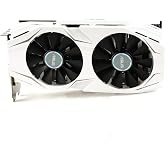 ASUS GeForce GTX 1060 6GB Dual-Fan OC Edition VR Ready Dual HDMI DP 1.4 Gaming Graphics Card (DUAL-GTX1060-O6G) (Renewed)