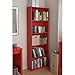 Ameriwood 5 Shelf Adjustable Bookcase, Set of 2, Black