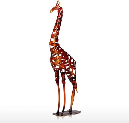 Statue Sculpture Home Craft Decorations Retro Wrought Iron Woven