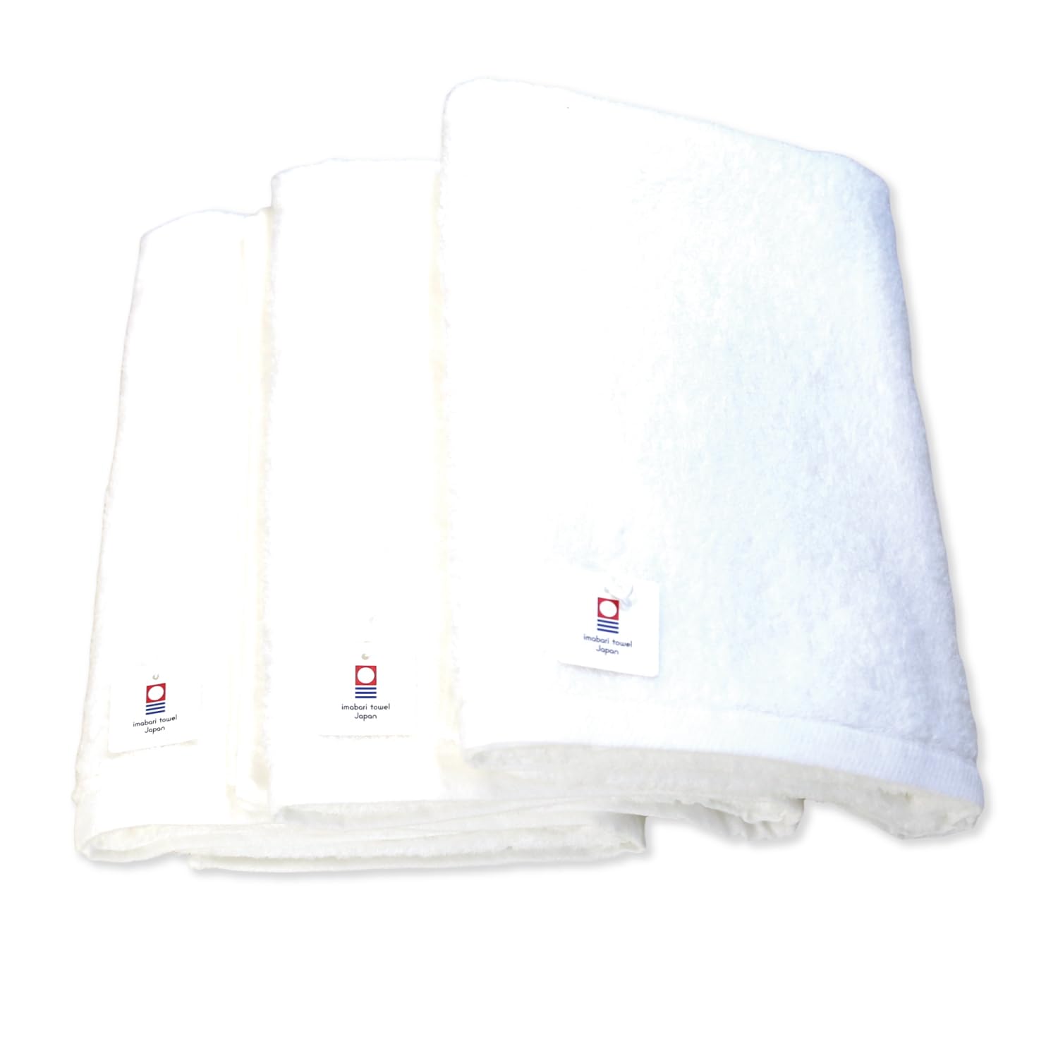 Photo 1 of §?????? ????? Imabari Towel Certified Luxury Bath Towel 3Sheets 100% Cotton Made in Japan 25.5×50inches White with Original Sticker