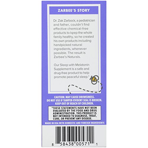 1 Zarbees+Naturals+Childrens+Melatonin+Natural