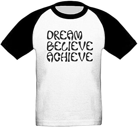 XuKai Dream Believe Achieve O-Neck Short Sleeves T-Shirt Casual Training Shirt Fitness Running Sport Shirts For Kids