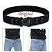 YAHILL® Safety Security Tactical Belt Combat Gear Adjustable Heavy Duty Police Equipment Accessories for Sports Outdoor (Black-Origin)