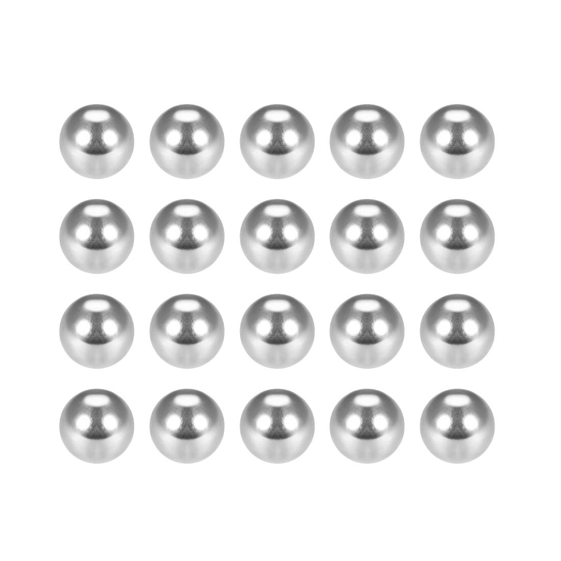 sourcing map 4.5mm Precision Chrome Steel Bearing Balls G25 100pcs