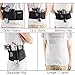 Gun Holster Belly Band Holster Concealed Carry Gun Holster with Magazine Pocket/Pouch Fits Pistols Revolvers for Women Men (Black)