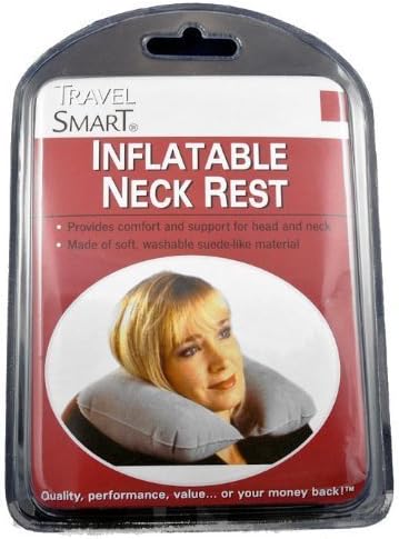 Travel Smart Inflatable Neck Rest Car Plane Pillow