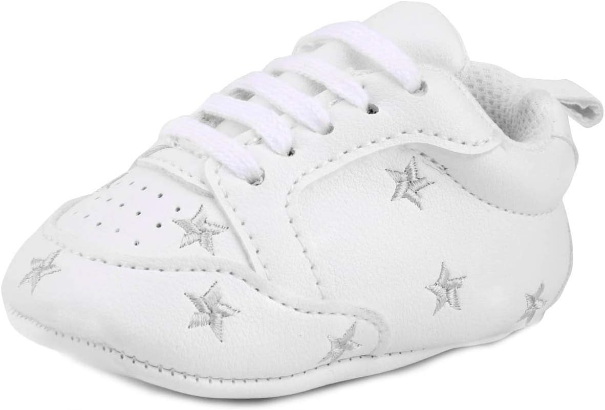 LONSOEN Baby Girls Boys Loafers Prewalker Moccasin Crib Shoes