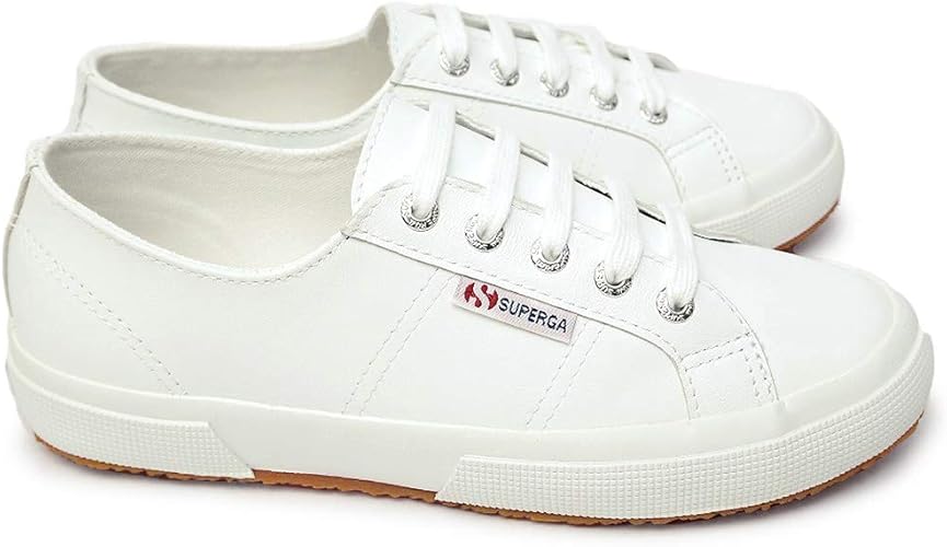 Amazon スペルガ スニーカー 2750 S8115bw Nappaleau ユニセックス メンズ レディース レザー シンプル 通勤 通学 通学 通勤 Superga スペルガ スニーカー