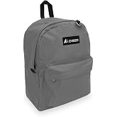 Everest 2045CR Classic Backpack, 16.5", Dark Gray