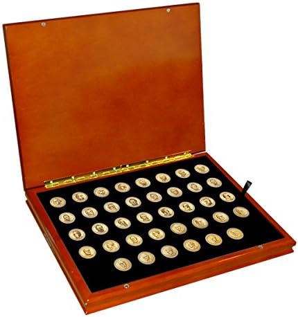 Complete Uncirculated Presidential Dollar Coins Set with Collector's Presentation Box (2007-2016)