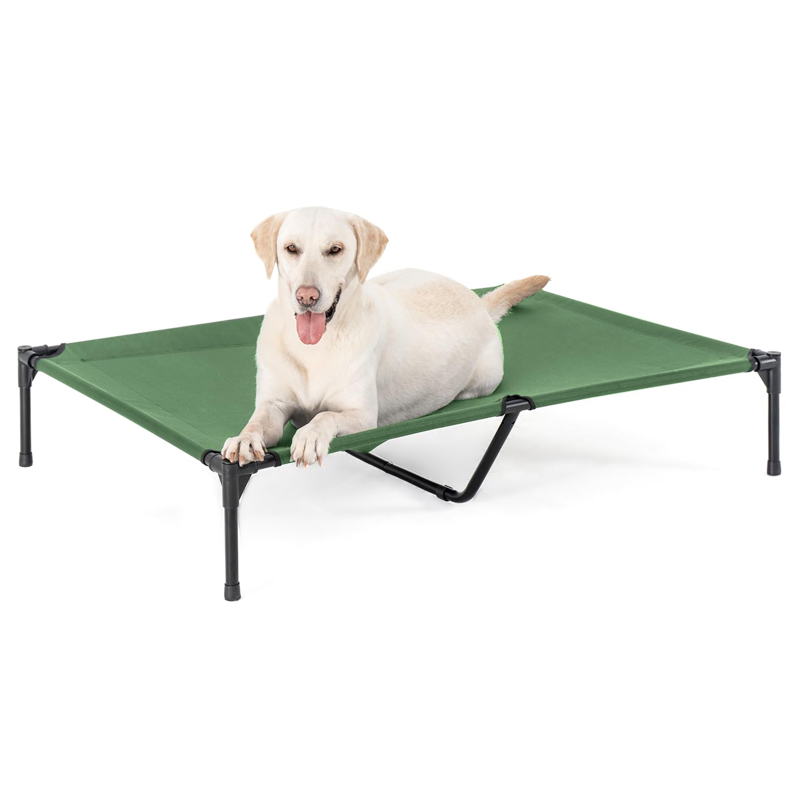 Photo 1 of Garnpet XL Elevated Dog Bed for Large Dogs, Extra Raised Dog Cot Beds, Heavy Duty Pet Cots with Durable Supportive Teslin Recyclable Mesh, Indoor & Outdoor Pet Bed