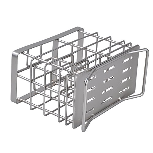 ECROCY Extra Large Stainless Steel Toothbrush Holder - Bathroom Office Kitchen Multi-functional Organizer Stand Rack - 6 Slots for Toothbrush, Toothpaste, shaver, comb, facial cleanser - Thumbnail 4