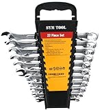 Wrench Set - 22 Piece Combo Set SAE and Metric by SYM Tools
