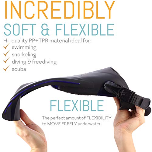 cozia design Snokel Set (Mask M + Fins (4.5 to 8.5))