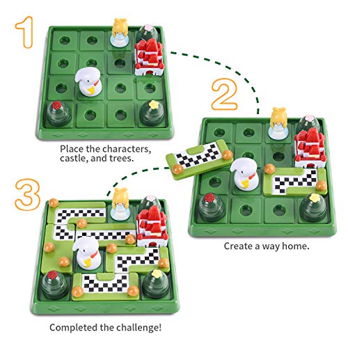 Elovien Smart Board Games for Kids, SkillBuilding Brain Puzzle Games