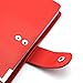 Longdex Soft Leather Business Name Card Holder Book with 102 Card Slots Credit Card Holder Wallet (Red)