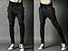 SportsWell Casual Jogging Harem Pants Sweatpants Running Trousers, Dark Grey, US M(Tag size XL)