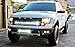 iJDMTOY LED Pod Light Fog Lamp Compatible With 2010-14 Ford SVT Raptor, Includes (4) 20W High Power Xenon White LED Cubes, (2) Amber Lens, Foglight Location Mounting Brackets & On/Off Switch Wiring