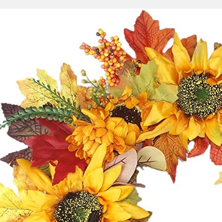 17 Dried Hay And Floral Fall Wreath Round Wreath Forevercute Dried Gypsophila Gypsophila Wreath For Front Door Home Decor Lover Gift Home Kitchen Artificial Plants Flowers Horeto Com