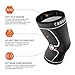 CAMBIVO Knee Brace, Knee Compression Sleeve Support for Running, Arthritis, ACL, Meniscus Tear, Sports, Joint Pain Relief and Injury Recovery (Large (19'' - 21''), Gray-2Pack)