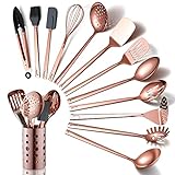 Copper Kitchen Utensils Set,13 Pieces Stainless