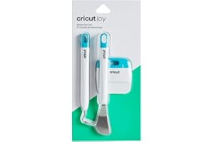 Cricut Joy Kit d'outils de démarrage | Outils essentiels pour les projets Cricut Joy | Comprend une spatule, un désherbeur, u