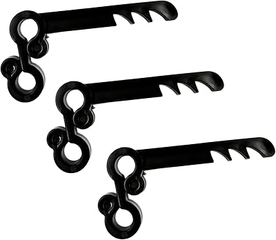 HowseHold Gutter Clip Pack 30 - Gutter Brush & Light Clips for UPVC