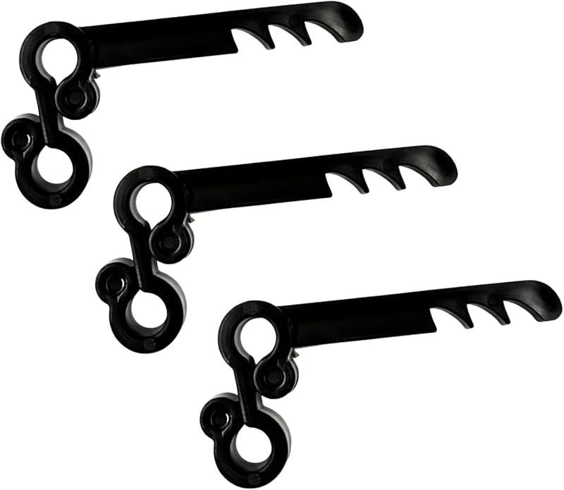 HowseHold Gutter Clip Pack 30 - Gutter Brush & Light Clips for UPVC