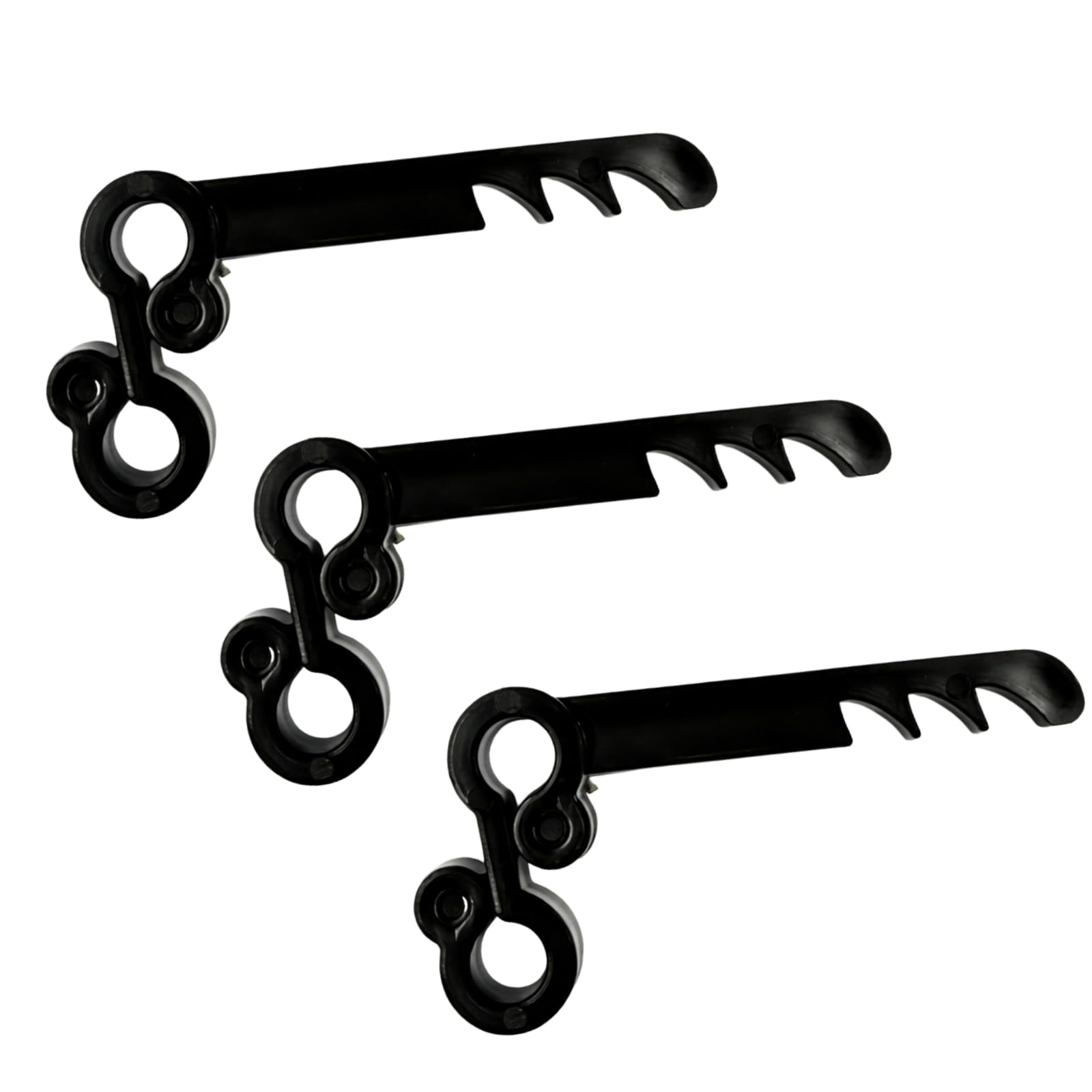 Gutter Brush Clips [50 Pack]- Keeps Leaf Guard Brush in Place and Christmas Light Gutter Clips, Gutter Mesh Clips (50)