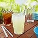 Rhapsody 16-ounce Faceted Plastic Water Tumblers | set of 8 Clear
