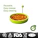 Silicone Egg Ring Nonstick Fried Egg Mold Egg Pancake Mold Kitchen Pancake Rings FDA-approved and 100% BPA-free（4-pack）