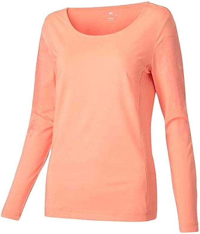 Amazon アディダス Adidas ランニング 蘭 レースプリント長袖tシャツ Gyf06 レディース S セミフラッシュオレンジs15 J M シャツ 通販