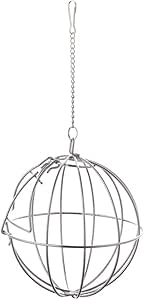 Bebliss Alimentador de heno de Acero Inoxidable con Puerta, Juego de