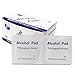 (100 pcs/Box) Hearing Aid Cleaning Wipes Towelettes Individually Packaged Alcohol Pads 70% Isopropyl Alcohol