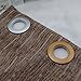 LANDGOO Curtain Grommets 1-9/16 Inch Inner Diameter 16Pack Matte Gold Curtain Eyelets for Hanging Eyelet Curtains