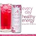Aspire Healthy Energy Drinks, Sugar Free, Sparkling Energy Drink, with 80mg Natural Caffeine Beverage, Essential Vitamins, Keto Drink, Vegan, Kosher, Gluten-Free, 12oz can 12-pack Variety Cranberry, Raspberry, and Apple