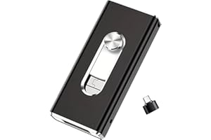 4 in 1 Multi Interface Flash Drive - USB 3.0 + 8 Pin + Micro USB U-Disk, Cable-Free & WiFi-Free, Free Type-C Adapter for Andr