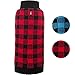 PUPTECK Dog Sweaters for Large Medium Small Dogs - Fall Classic Plaid Style Puppy Holiday Winter Coat Clothes Warm