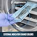 2000 Self Sealing Sterilization Autoclave Pouch, 3.5 Inches x 5.25 Inches, Paper Blue Film, 10 Boxes of 200 Pouches