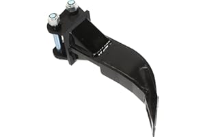 Nakkaa Small Excavator Ripper Single Hook Backhoe Compatible with 1-1.5 Ton Small Excavator Span 3.54Inches, Hole Diameter 0.98Inches, Center Wheelbase 3.46 Inches