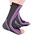 Doc Miller Premium Ankle Brace Compression Support Sleeve Socks for Swollen Foot Plantar Fasciitis Achilles Tendonitis, Use as Injury Support Recovery Eases Pain Swelling 1 Pair