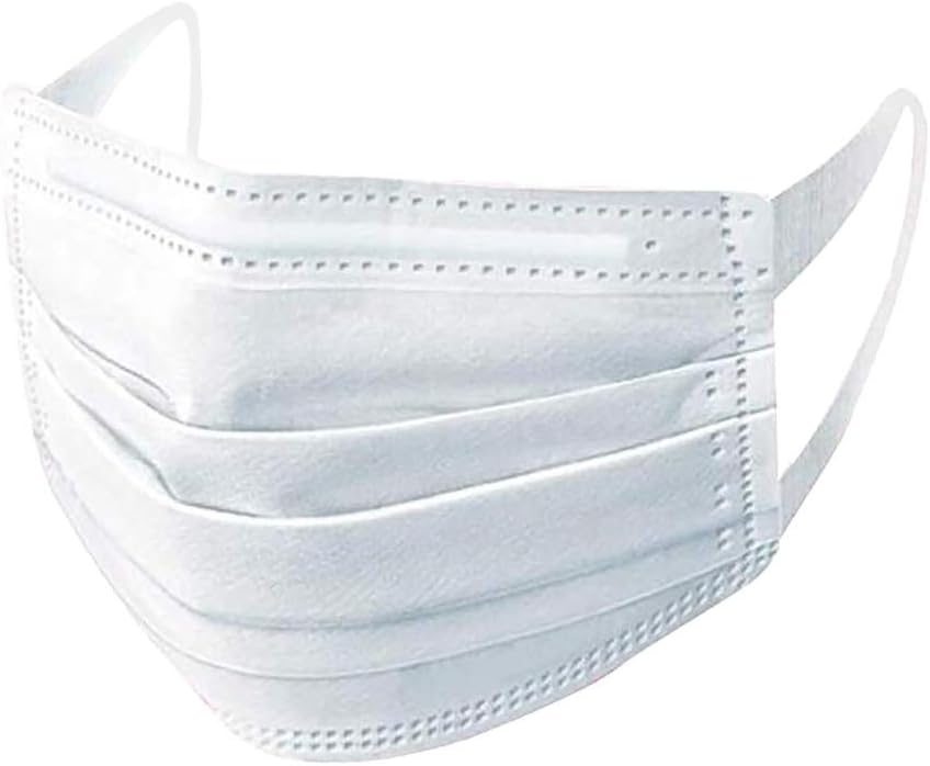 10PCS Disposable 3Ply Face Masks Dustproof Surgical Industrial Quality PM2.5 Air Filtration Mask,Filter Mask Earloop Breathability Comfort Breathable Beauty Medical Dust Mask