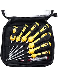 Professional Screwdriver Set ,8 Pieces Phillips and Slotted Magnetic Screwdriver,Craftsman Toolkit,Big and Micro-Fine Grip, NON-Slip ,Rust Resistant ,Magnetic Design