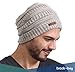 Brook + Bay Cable Knit Beanie Winter Hat for Women - Warm, Chunky, Soft Stretch, Thick & Cute Knitted Caps for Cold Weather