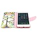 iPhone 6S Plus Case, iPhone 6 Plus Case, JanCalm [Kickstand] Pattern Premium PU Leather Wallet [Card/Cash Slots] Flip Case Cover for  iPhone 6/6S Plus + Crystal Pen (Beautiful Tree)